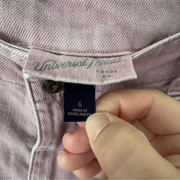 Universal Thread Women's Orchid Lane Pleated Pockets High Rise Shorts Size 6 - Picture 3 of 4